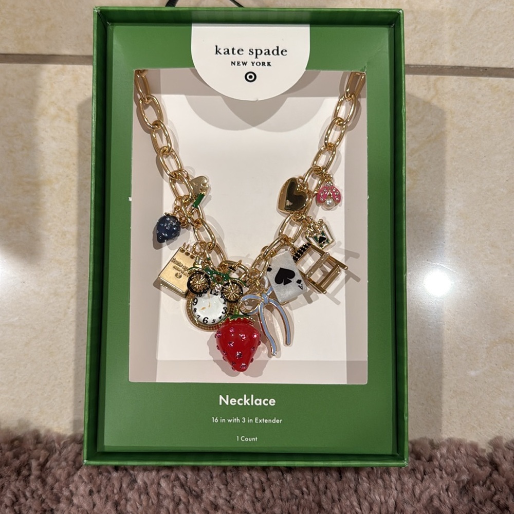 Chunky Charm Statement Necklace - kate spade new york x Target Gold